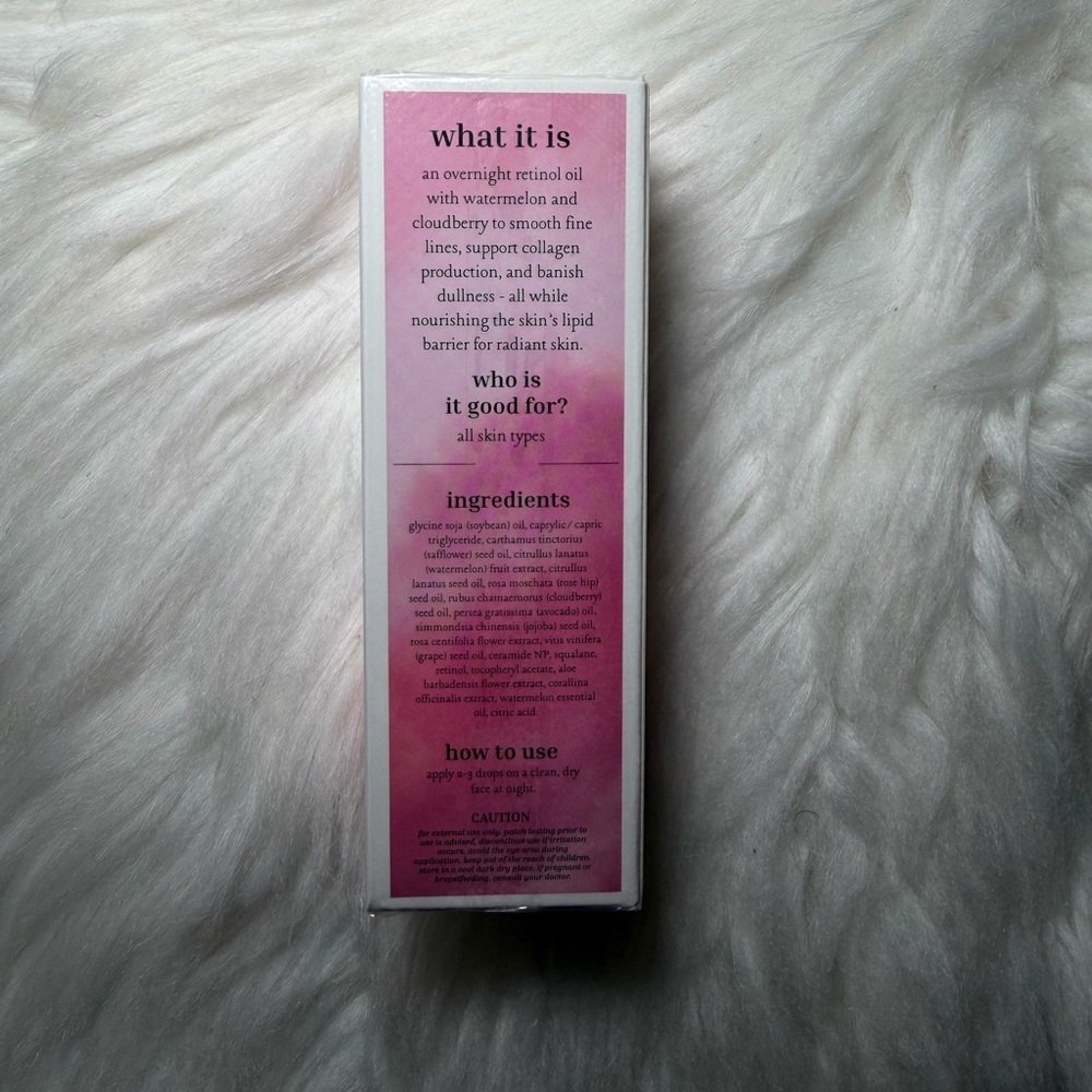 Dallas & James Skincare Co. Watermelon Dream Overnight Retinol Oil 30ml NIB - Picture 2 of 2